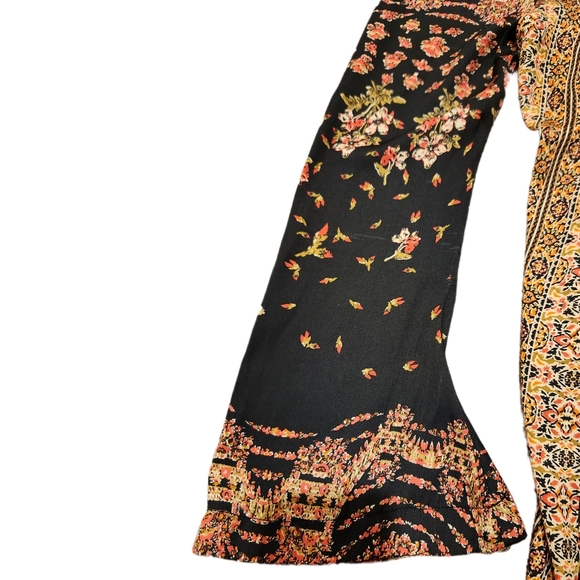 Free People Stevie Printed Tunic | Black Combo | Women's Size XS OB1252142 - Picture 11 of 13